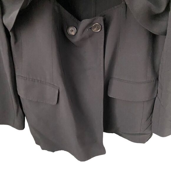 3.1 Phillip Lim black Tiered Twill Black Blazer Jacket in Size 8 - Picture 12 of 16